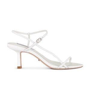Tony Bianco Caprice Strappy Heel White Kid Sandal Size 7.5